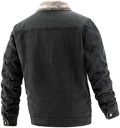 Jaqueta jeans Men e Velvet Winter Winter espessura de tendência coreana de roupas masculinas