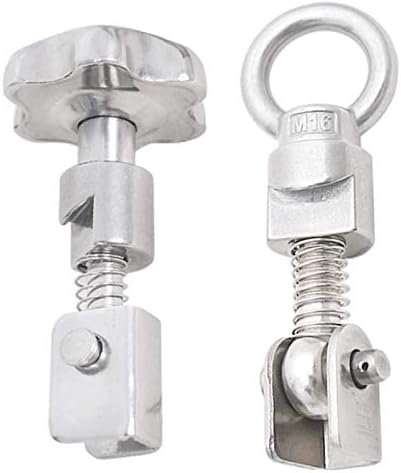 Sogudio Bolts e porcas 304 Aço inoxidável, parafuso de anel de bueiro Flange, conjunto de porca, parafuso da alça de ameixa, parafuso, conjunto de parafuso de fixador de porca M8x80mm para parafuso