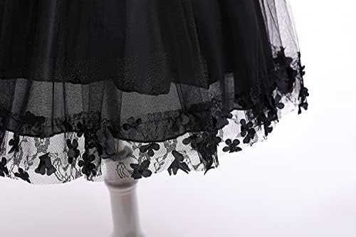 Weileenice Holiday Big/Little Girl Flower Lace A-Line Wedding Party Vestes Kids Concurso Vestido formal de Aniversário