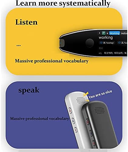 Zhuhw x5 Tradutor de voz em tempo real Scanner Pen Scanner Offline Languages