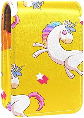 BLING UNICORN LIP GLOSS SUPLENTE LIPOSTURO CASO DE MAIXAÇÃO PORTÁVEL BAGA DE VIAGEM ORGANIZADOR DO LIPOSTURO COM MINI MINI LIPOSTURO Caixa de armazenamento para mulheres