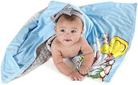 Sooroo Kids: Baby Blanket, macio macio de pato recém -nascido minky acordado/pato dormindo [Escolha a cor]