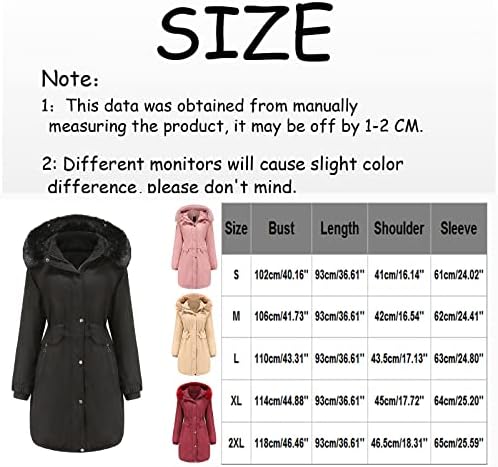 FOVIGUO Puffer Coat Women, Classic Classic Parka Women Women Manga Longa Casacos de Partema Fal