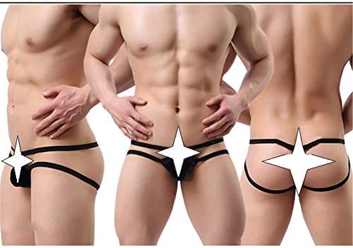 Andongnywell Men's Sexy G-String Bulge Bolsa Thong Sports Roupa Underlants Sexy Briefs Briefs