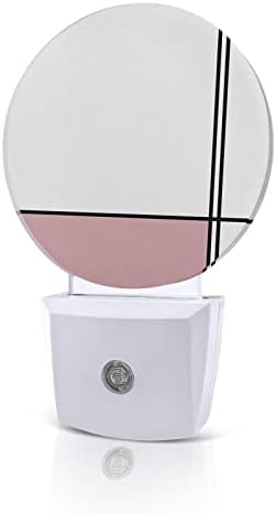 Abstract Blush Night Light para crianças, adultos, meninos, meninas, criança, viveiro de bebês, banheiro quarto corredor plug plug