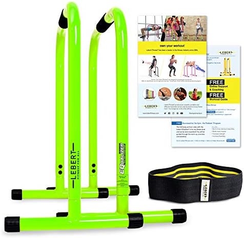 Lebert Fitness Equizers Barras de mergulho originais | Fortalecedor corporal Total Pull Up Bom Home, Gym, Office, Exercício Equipamento