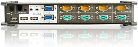 INTERRADA DO INOGEAR 4-PORTVIEW VGA KVMP USB com áudio com conjunto completo de cabos,