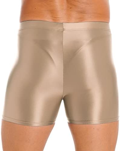 Qiinciao mass shorts brilhantes brilhantes ioga lisos Bottoms Sportswearwearwear troncos de roupas de banho leggings
