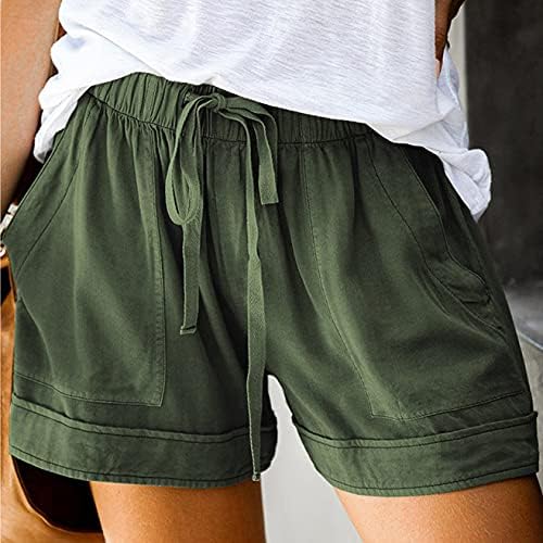Ttzhiye shorts de corrida com liner mulheres shorts casuais shorts de verão calças de bolso de cintura de verão