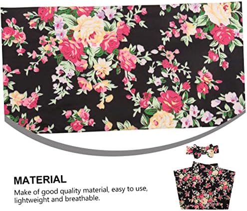 Galpada 1 conjunto/2pcs embrulhar propenso de pronta proibição de impressão recém -nascida floral - cobertores swaddle macio para
