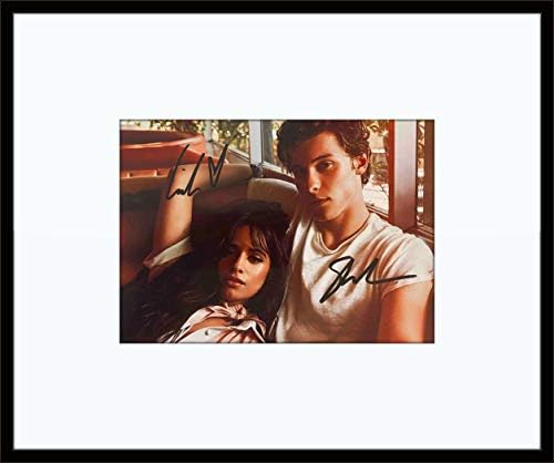 Camila Cabello Shawn Mendes Autograph com certificado de autenticidade