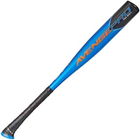 AX BAT 2023 AVENGE PRO USABAT TEE BALL BAT, liga de 1 peça, azul/preto/laranja