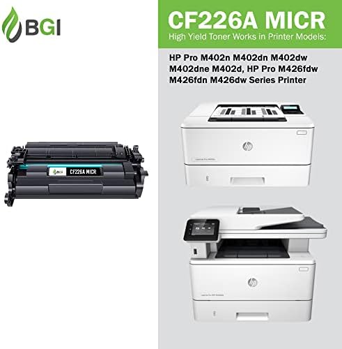 BE Green Ink Compatível Substituição Black Mic Mic Toner Cartucho para HP M402 M426 M402DN M402N M402DW MFP M426FDN M426FDW - CF226A 26A Black Toner