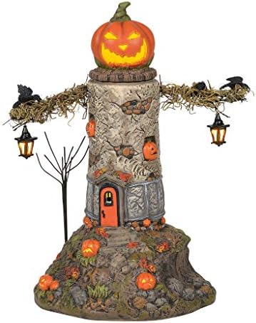 Departamento 56 Snow Village Halloween Midnight Fright Light Animated Lit Building, 10,83 polegadas, multicolor
