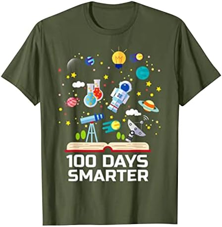 Feliz 100º dia de aula de 100 dias para camisetas para professores e alunos premium premium shirt shirts de manga