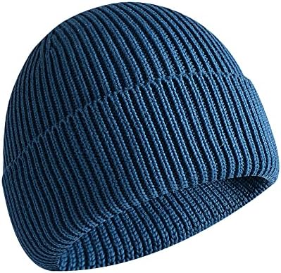 Suzala Fisherman Skullies Feanie Hat for Men Mulheres Unissex Classic Winter Cuff Skull Caps Hats