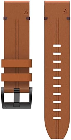 Kangdd Leather Quickfit Watch Band Strap for Garmin Fenix ​​7x 6x 5x 3 3hr pulseira de pulseira para Garmin Fenix ​​7 6