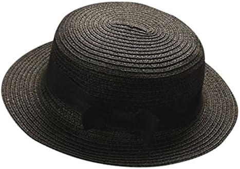 Topunder Summer Hat Hat Bowknot Crianças Chapéu Respirável Crianças Capéu Capéu Chapéu de Pesca de Praia