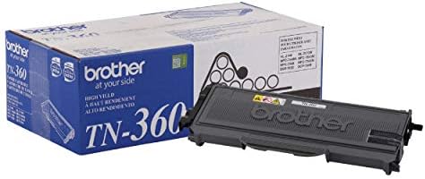 Brother genuíno de alto rendimento cartucho de toner, toner preto, página de página até 2.600 páginas, TN360