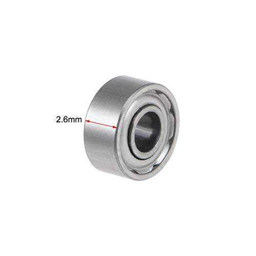 Uxcell 603zz rolamentos de esferas de ranhura profunda 3 mm Interior dia 9mm OD 5mm Bore Double Shielled Chrome Steel Z2 10pcs