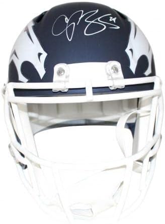 Champ Bailey autografou/assinado Denver Broncos Amp Réplica Capacete JSA 21212 - Capacetes NFL autografados