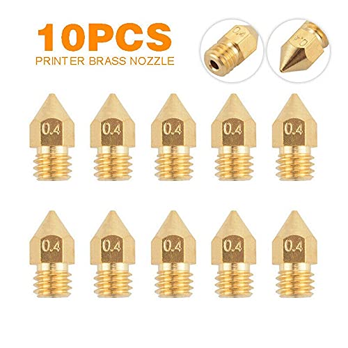 Novo Arrival -10pcs 0,4mm MK8 BOCO DE EXTRIDADE BOTO 1,75MM PARA ENDER FILamento de peças da impressora 3D -