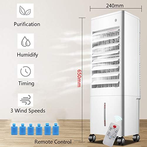ISOBU LILIANG-Ventilador de ar condicionado de refrigerantes evaporativos oscilantes, resfriador de ar de umidificador de 3 velocidades, ventilador de segurança sem lâmina, maquinaria de ventilador de tanque de água 9L 9x9x24inch/lqbzdefs-74 bmzdlfj-1