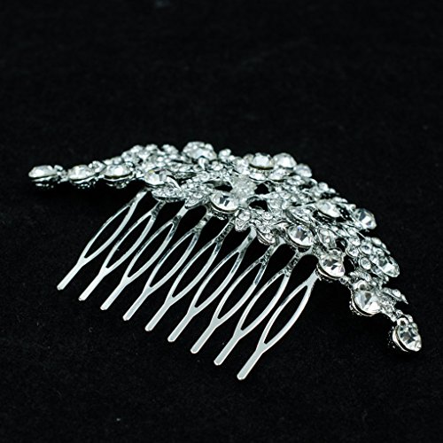 Sepbrdials Rhinestone Crystal Hair Pente Pins Mulheres Cabelo de Cabelo Jóias Acessórias de Jóias FA2944