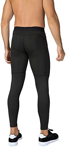 Calça de compressão masculina de toptie