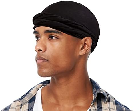 2pcs turbante para homens cetim de cetim de seda