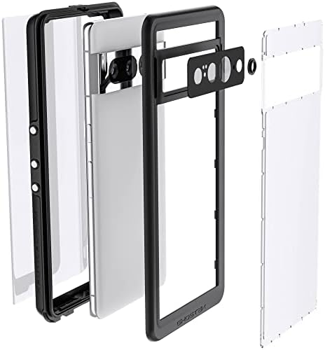 GHOSTEK NAUTICAL Slim Pixel 7 Case Propertável Pro Protetor de tela Protecção integral à prova de choque pesado