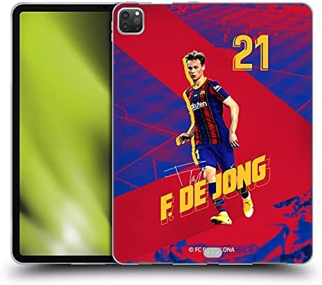 Projetos de capa principal licenciados oficialmente FC Barcelona Frenkie de Jong 2020/21 Primeira equipe do grupo 1 de gel macio