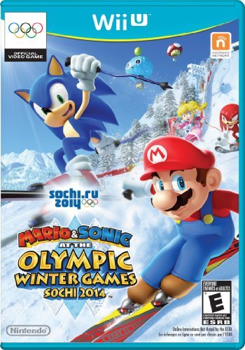 Mario e Sonic Sochi 2014 Jogos Olímpicos de Inverno com Remote Blue Wii Plus - Wii U