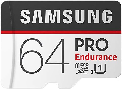 original Samsung Pro Endurance Classe 10 Micro SD Flash TF MicroSD Memory Card 64GB U1 4K com adaptador e leitor de