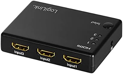 Logilink HD0042 - Switch HDMI, porta 3x1, 1080p/60 Hz