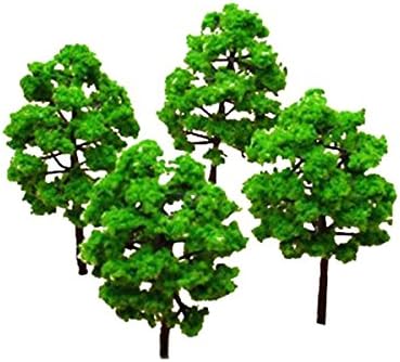 Modelo de brinquedo de treinar árvores de brinquedos em miniatura cenário de treinar árvores de arquitetura de modelo