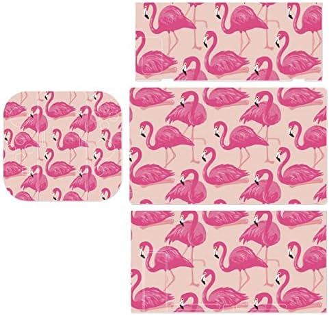 Adesivo de chave flamingos rosa Bonito de proteção de pele de embrulho completo para Nintendo Switch para interruptor