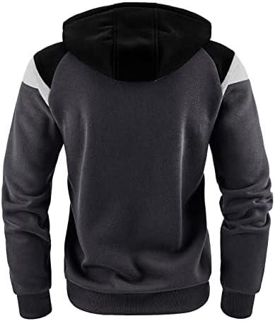 Men's Full Zip Hoodie com zíper com capuz Slim Fit manga longa Moletom leve com moletom esportivo de bolso Kanga Hoodies homens