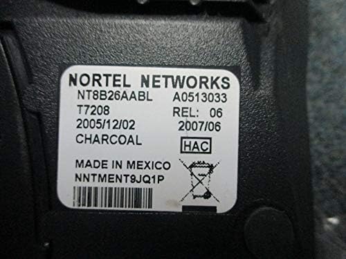NORTEL NORSTAR T7208 CHUROOAL 8 BUTLOM DISPLAFELER Telefone NT8B26ABL A