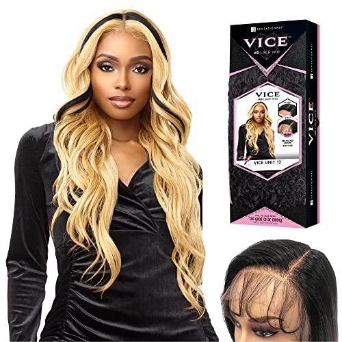 Sensationnel Vice Lace Front Wig - HD Transparent Lace Pré -pirated Hairle com Babyhair 5 polegadas Parte - Vice Unidade