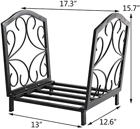 Doeworks 17 polegadas pequenos racks de lenha