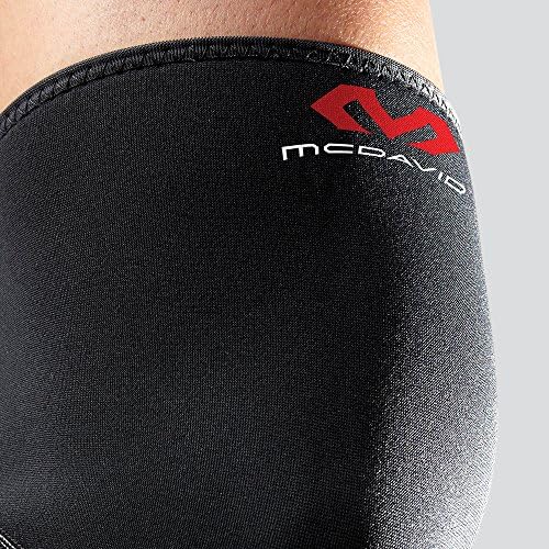 Suporte ao joelho do neoprene: McDavid Knee Knee Compression Sleeve - Fornecido com compressão e suporte térmico adicionado