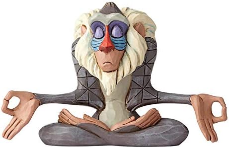 Enesco - 6000962 Tradições da Disney por Jim Shore Lion King Rafiki Fatupe, 3,1 polegadas, multicolor