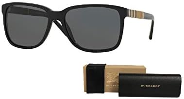 Burberry Be4181 Óculos de sol quadrados para homens + pacote com designer iwear kit de cuidados com óculos de cortesia