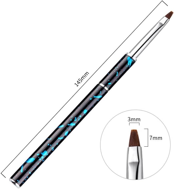 Sxnbh Manicure Pintura Brush caneta Metal Metal Stripes acrílico Desenho de unhas de desenho de linhas de gel Ferramentas