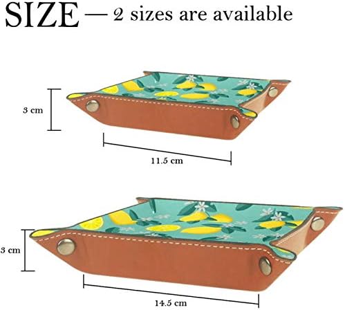 Lyetny Lemon Tree Organizer Bandejas Caixa de Armazenamento Caddy de cabeceira para homens PARA MENING ALIGADO DE PARTILHA DE CAUS