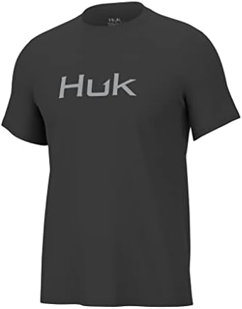 Tee de pesca de performance de Huk Men, manga curta, seca rápida