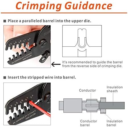 ICRIMP AWG24-12 JST CRIMPER OPEN CRIMPER C/W CORTE