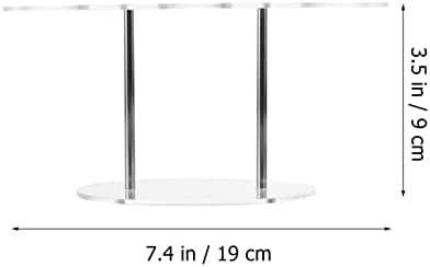 Bolo de casamento Stand Ice Cream Cone Stand: Waffle Cone Display Stand Hand Roll Sushi Display Rack Rack Popcorn Support Support Annody Wedding Party Restaurant Transparent Cupcake Solter