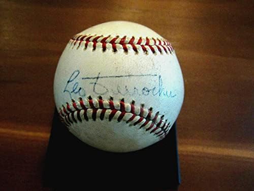 Leo Durocher New York Giants Hof Assinado Auto Warren Giles Onl Baseball JSA Loa - Bolalls autografados